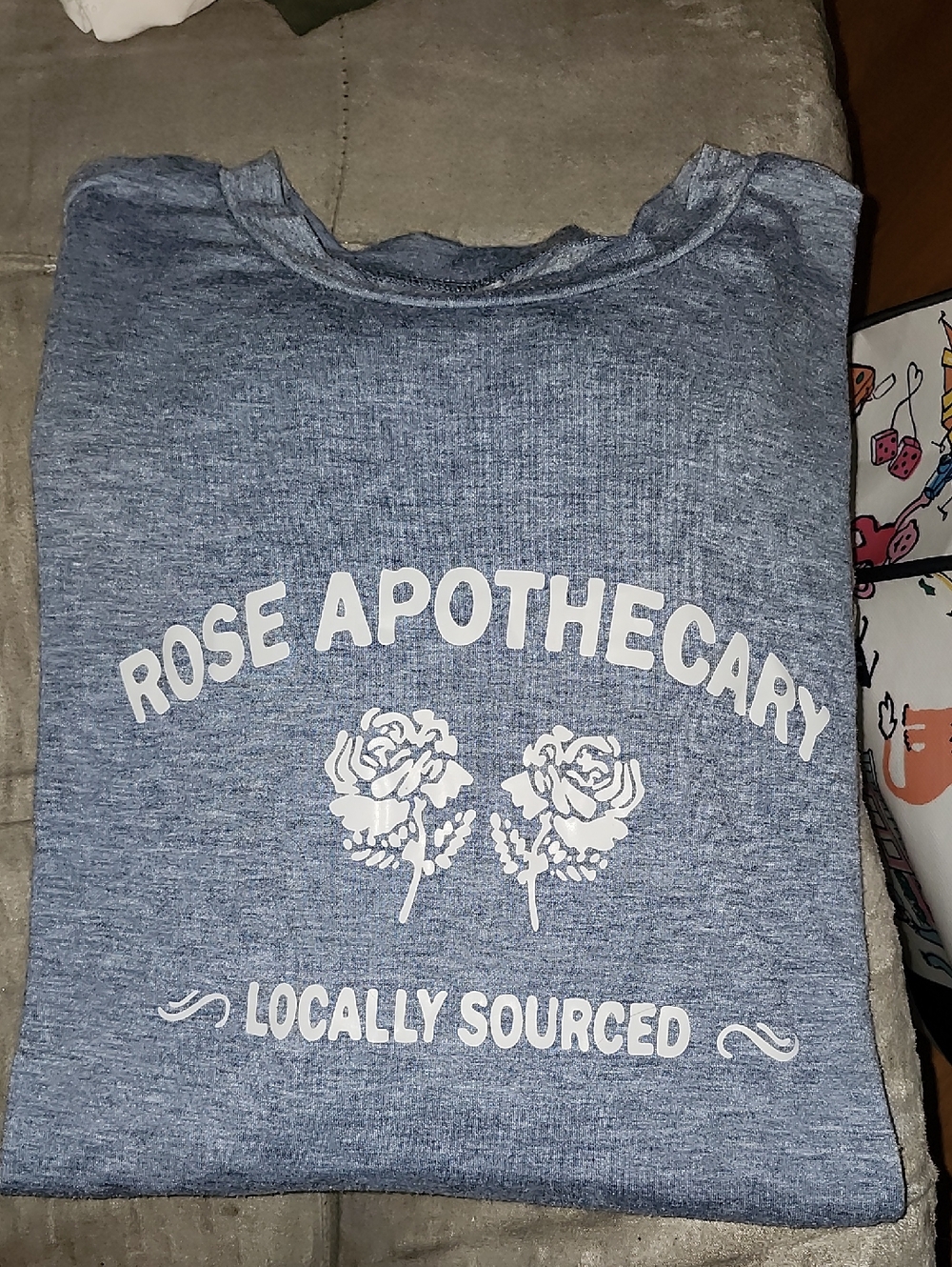 Rose Apothecary Women's Long Sleeve Tee - Blue/gray